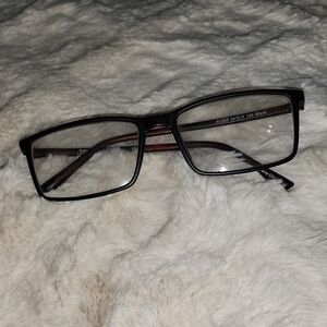 Rogue Brown/ Dark Red Rectangular Glasses